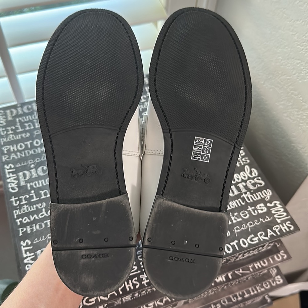 Coach Putnam loafer in white leather size 5.5 - Picture 8 of 8